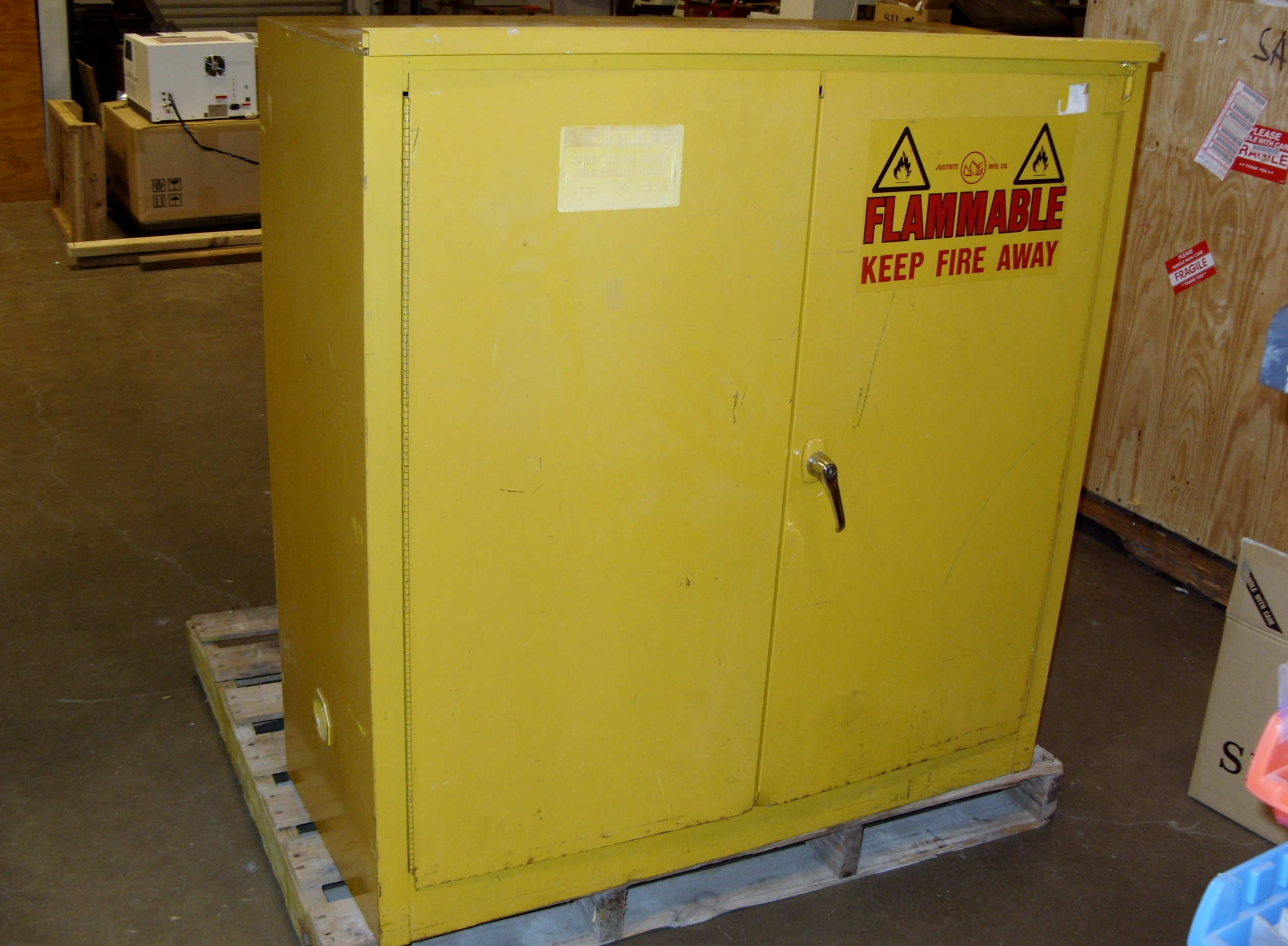 Flammable Storage Cabinet JustRite 53 Liter